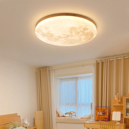 Lámpara de techo montada LED acrílica lunar minimalista nórdica