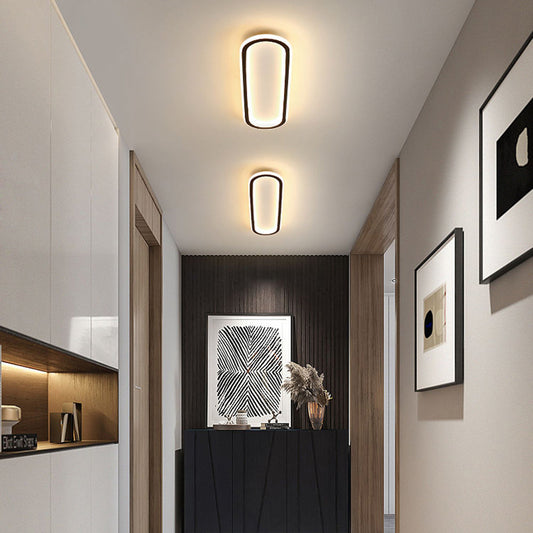 Lampada da soffitto minimalista rettangolare a incasso