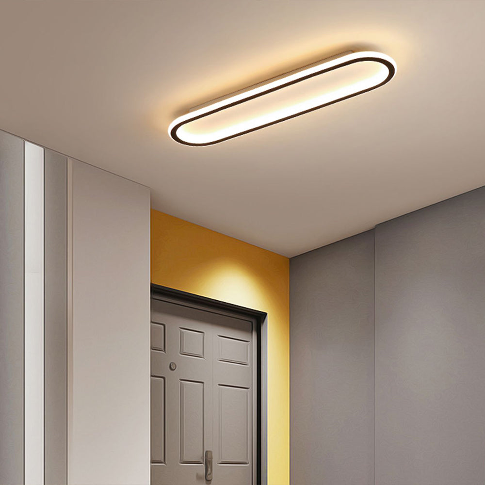 Lámpara de techo empotrada rectangular minimalista