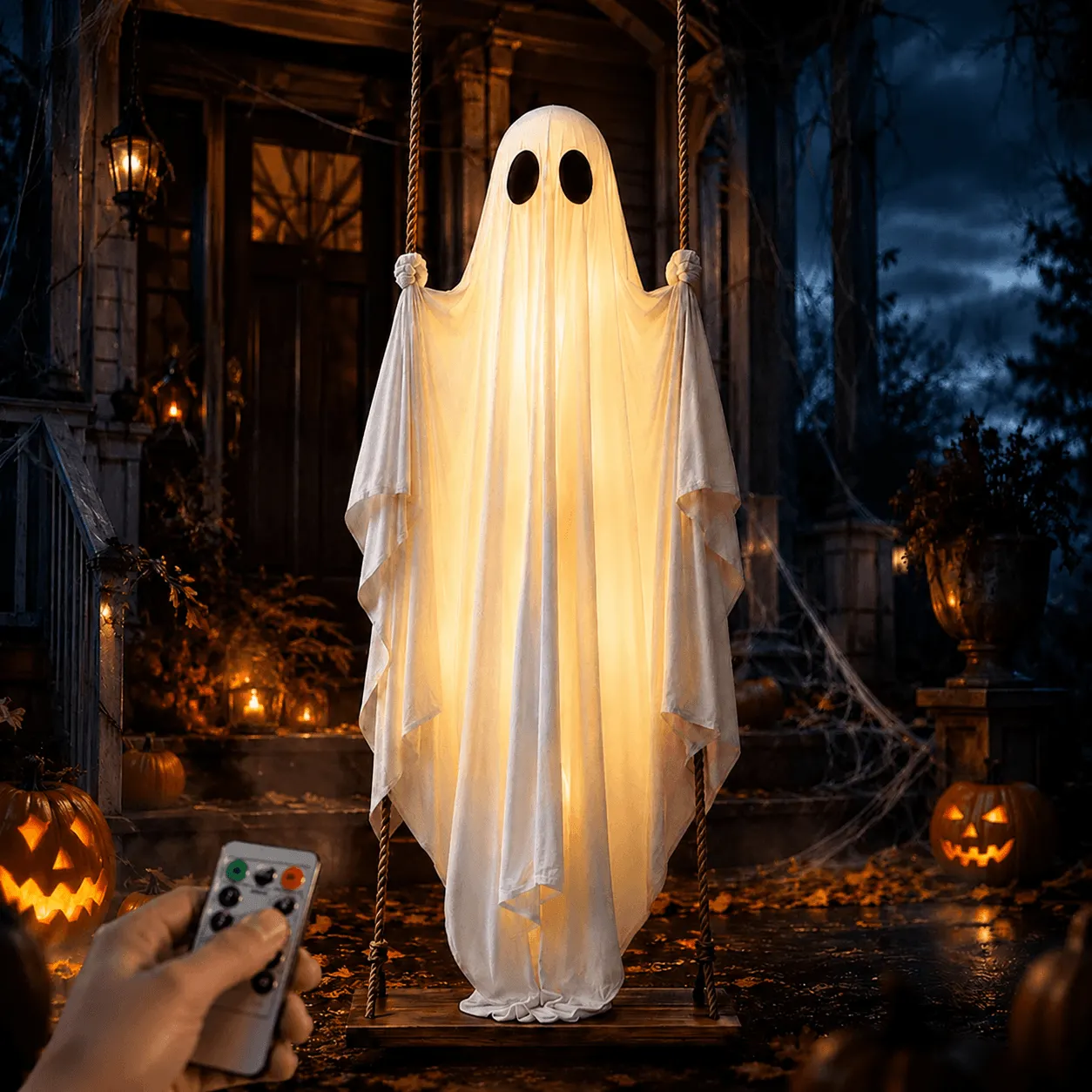 SwingSpook – 5FT Hanging Ghost Decor