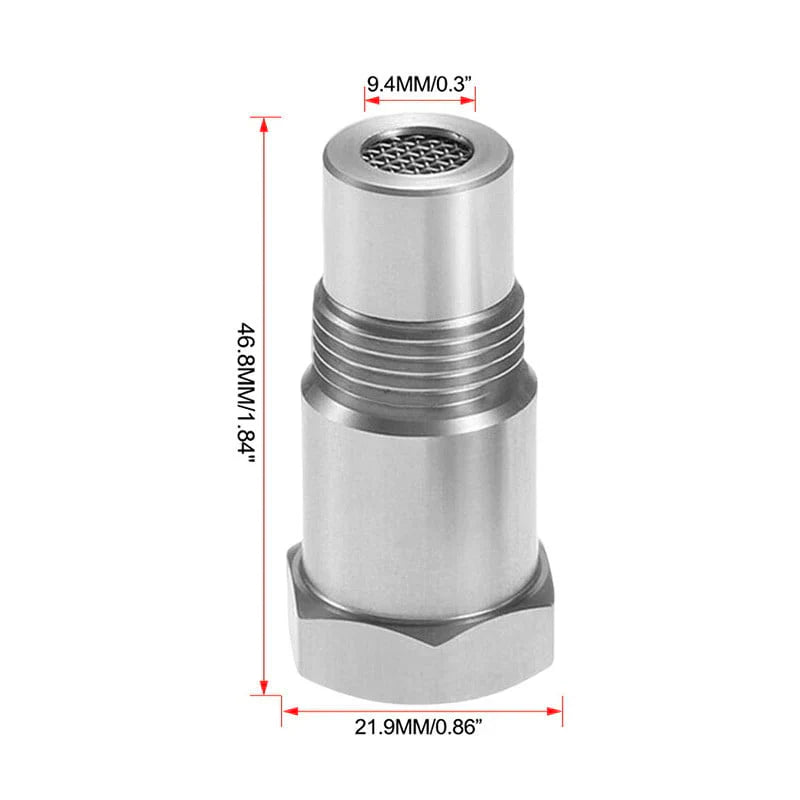 Car Oxygen O2 Sensor Adapter – CEL Fix & Check Engine Light Eliminator, M18*1.5 Thread