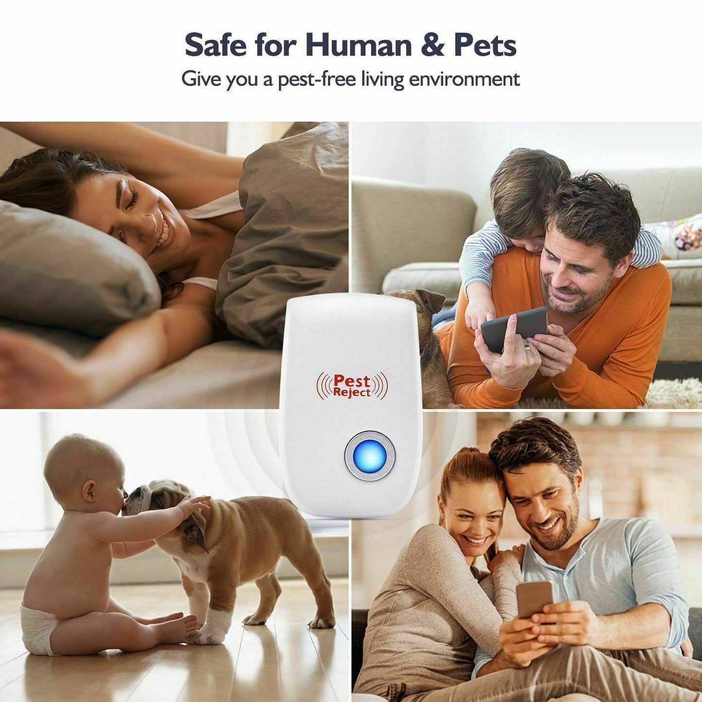 Indoor Plug-In Ultrasonic Squirrel Repeller