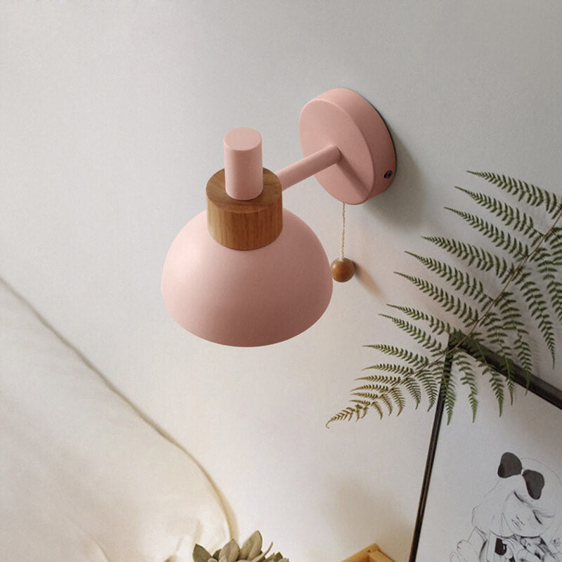 Aplique de pared ligero Nordic Macaron Globe