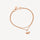 Divas' Dream Bracelet – 925 Silver, 18k Rose Gold Plated, Mother of Pearl