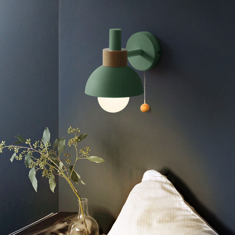 Aplique de pared ligero Nordic Macaron Globe