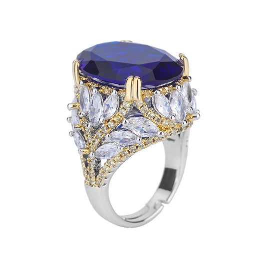Royal Sapphire Ring Gold