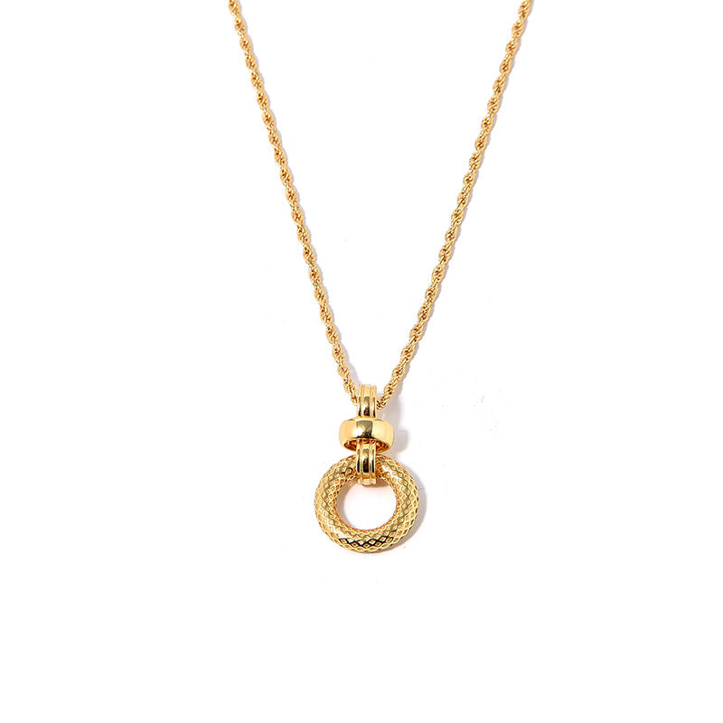Circular Pendant Necklace