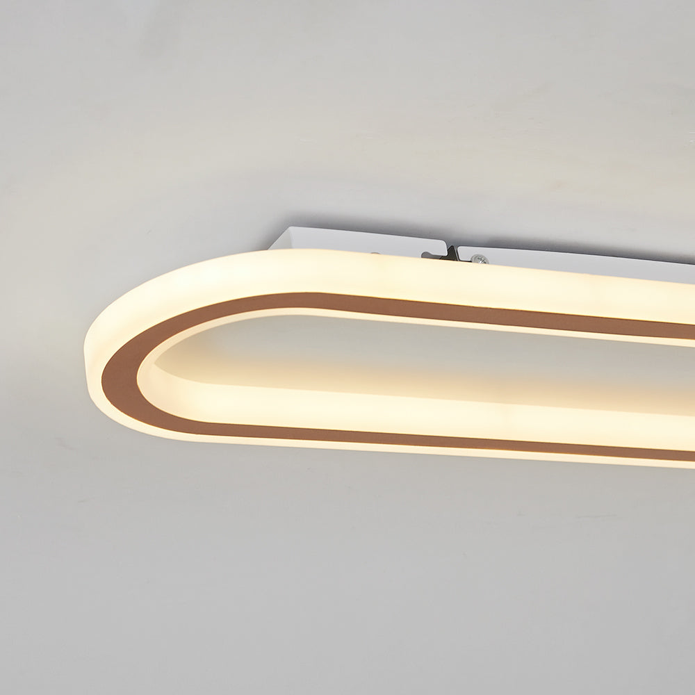 Lámpara de techo empotrada rectangular minimalista