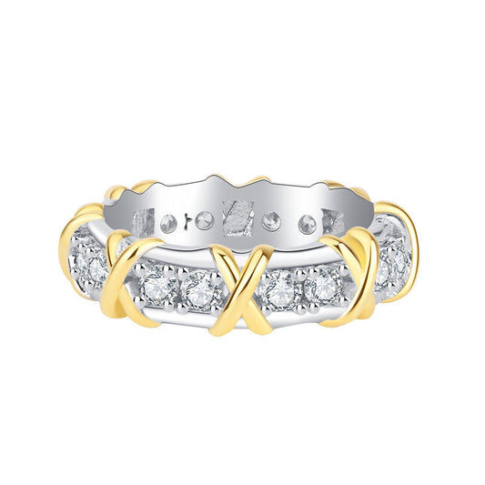 Geometric Shape Ring Silver