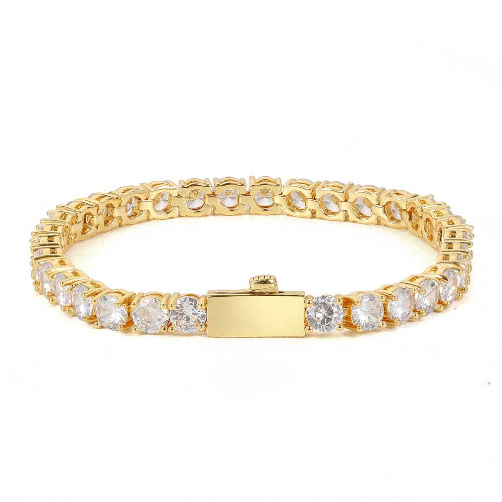 Tennis Bracelet Yellow Gold 5mm