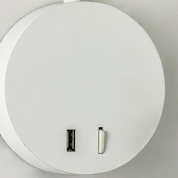 Lágmarks USB endurhlaðanlegur sílikon spotljós LED lesveggljósalampar