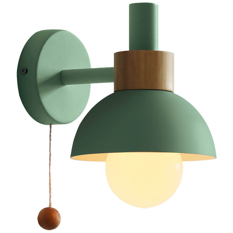 Aplique de pared ligero Nordic Macaron Globe