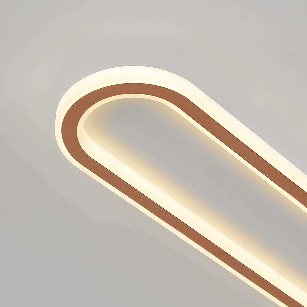 Lámpara de techo empotrada rectangular minimalista