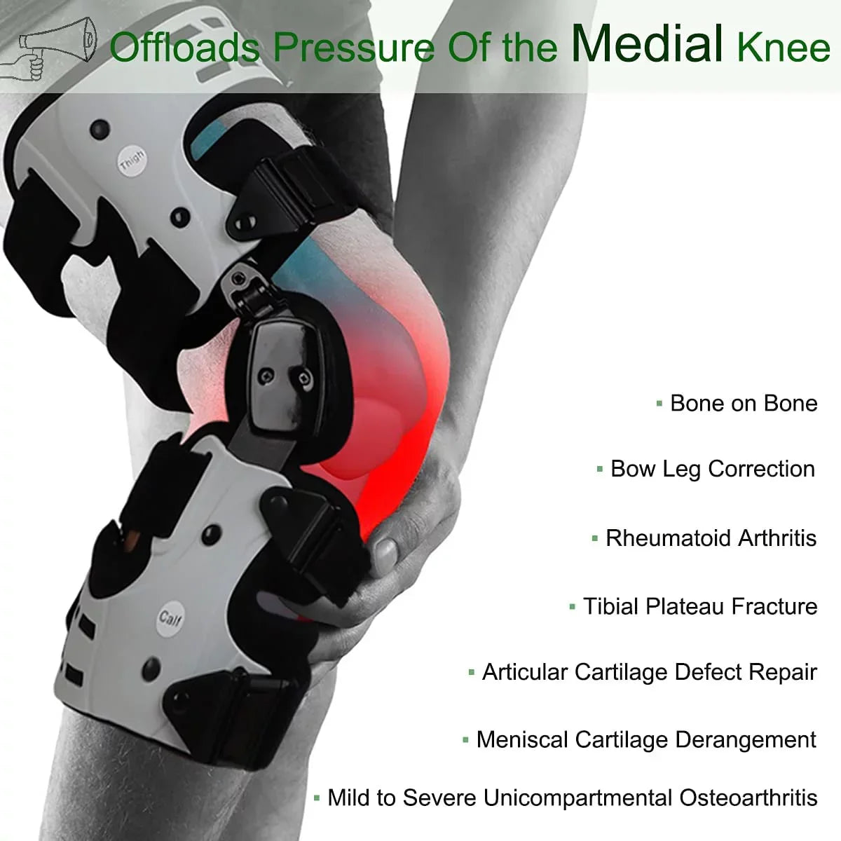 Unloader Knee Brace for Osteoarthritis – Adjustable Support with Varus/Valgus Correction