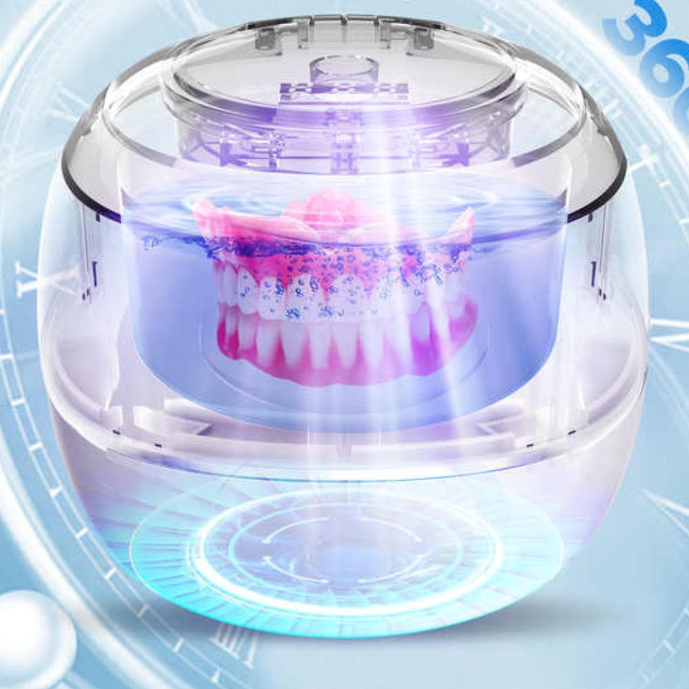 Ultrasonic Portable Denture Cleaner Machine – Deep Cleaning for Dentures, Retainers & More