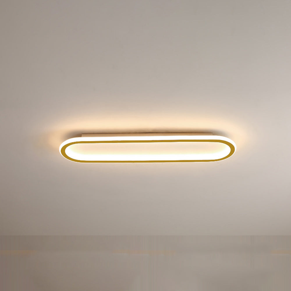 Lámpara de techo empotrada rectangular minimalista