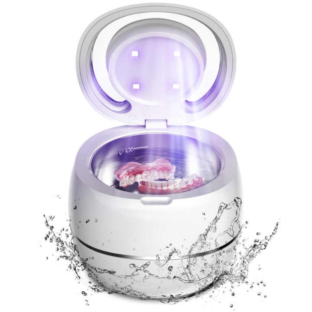 Ultrasonic Portable Denture Cleaner Machine – Deep Cleaning for Dentures, Retainers & More