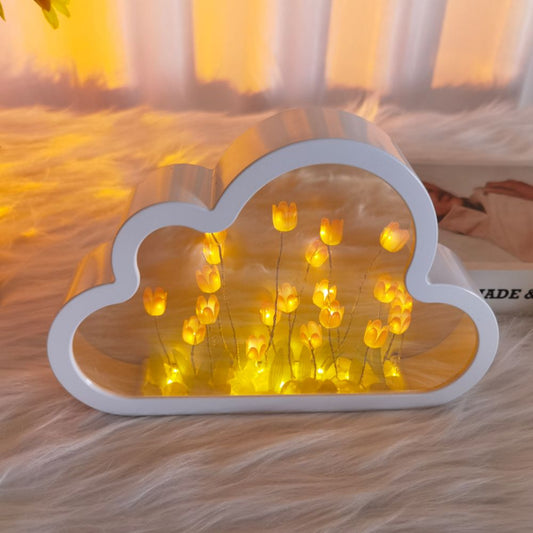 Luz nocturna espejo Tulipán de Nube