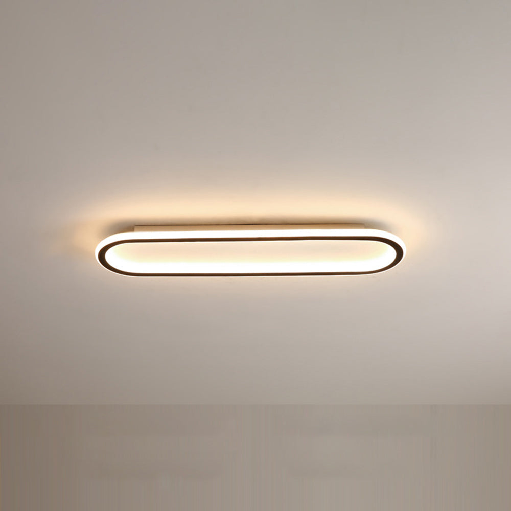 Lámpara de techo empotrada rectangular minimalista