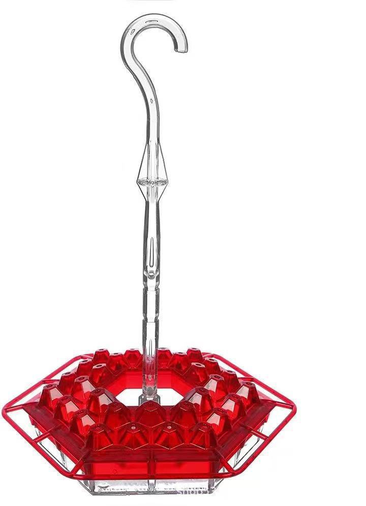 Comedero para colibríes a prueba de hormigas con perchero colgante para exteriores