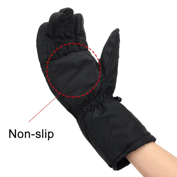 USB Rechargeable Heated Gloves for Men & Women – Battery-Powered Electric Hand Warmers for Skiing, Motorcycle, Hunting & Winter Sports
