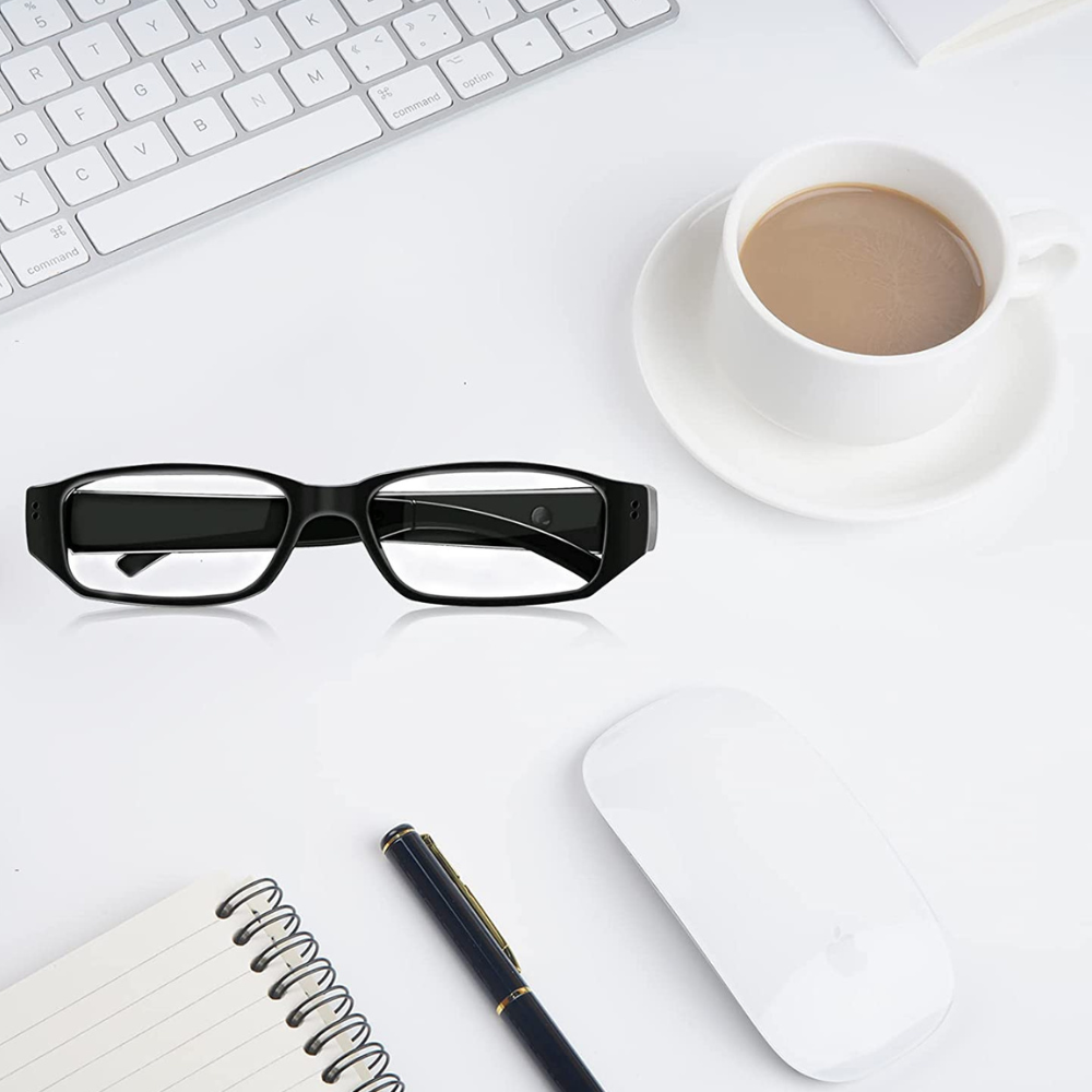 Clear View 4K Camera Glasses – Ultra HD Video Recording Surveillance Eyewear