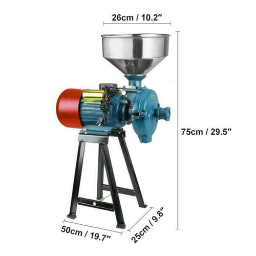Moulin broyeur électrique commercial 3000W pour maïs, blé et céréales