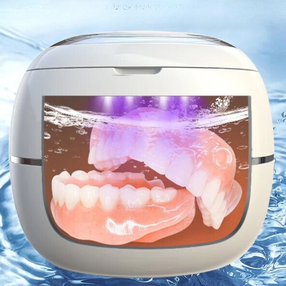 Ultrasonic Portable Denture Cleaner Machine – Deep Cleaning for Dentures, Retainers & More