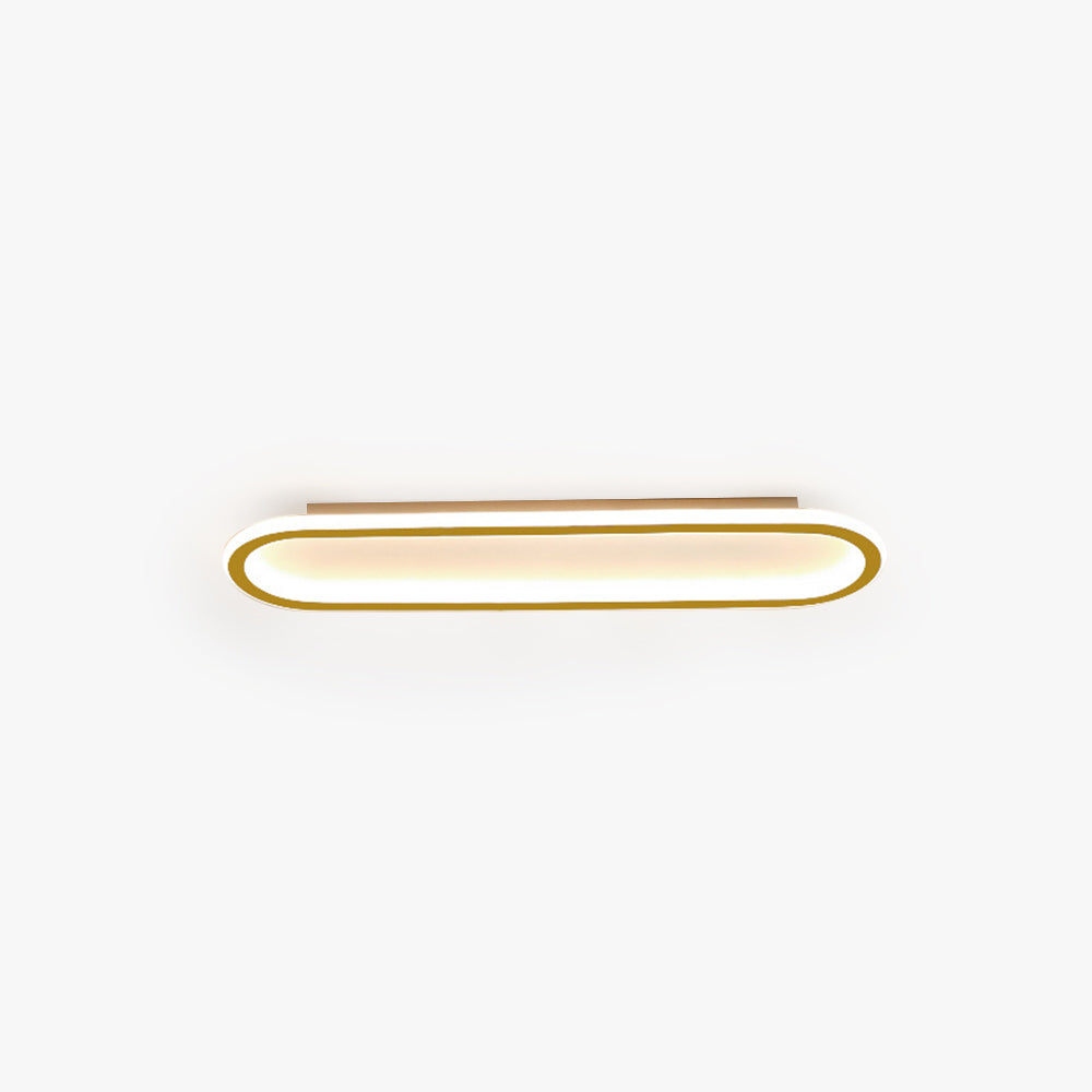 Lámpara de techo empotrada rectangular minimalista
