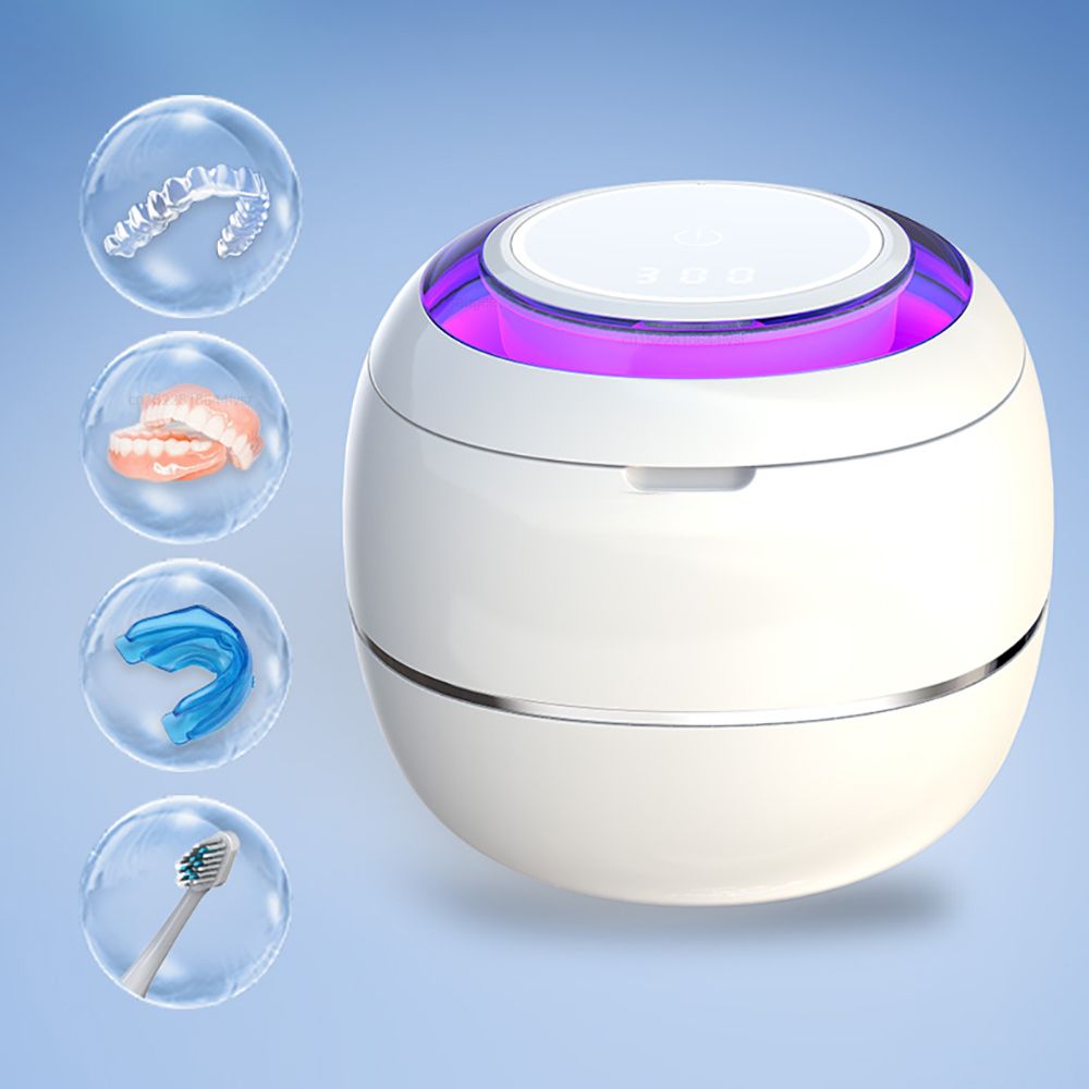 Ultrasonic Portable Denture Cleaner Machine – Deep Cleaning for Dentures, Retainers & More