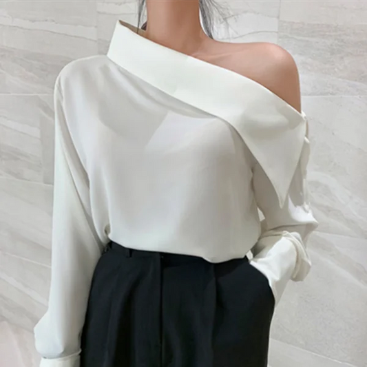 Sexy Top de Oficina Salvaje para Primavera y Verano