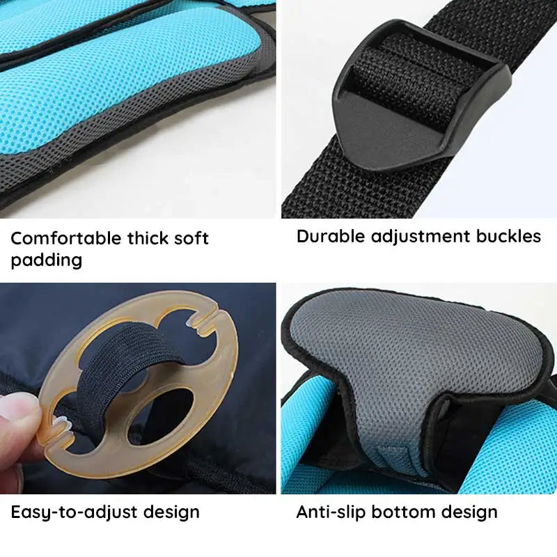 Child Protection Car Cushion Seat – Soft, Safe & Portable Car Safety Seat for Kids (Ages 0–12)