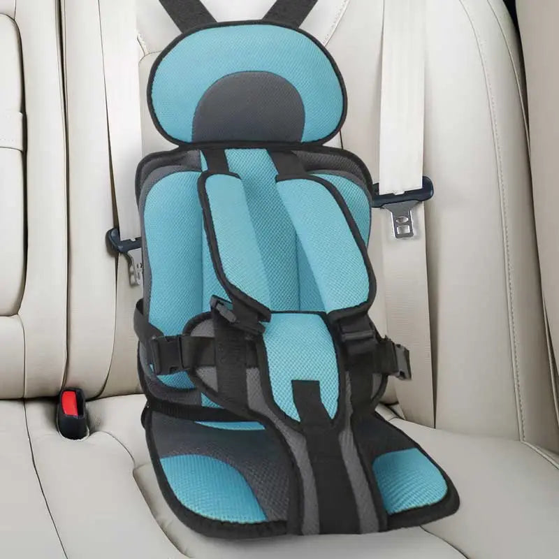 Child Protection Car Cushion Seat – Soft, Safe & Portable Car Safety Seat for Kids (Ages 0–12)