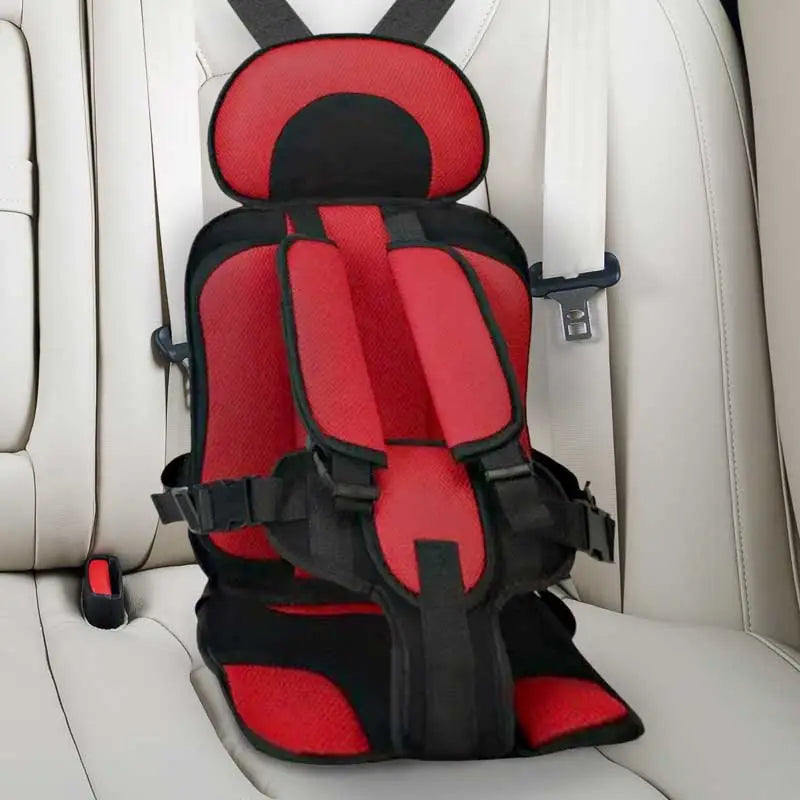 Child Protection Car Cushion Seat – Soft, Safe & Portable Car Safety Seat for Kids (Ages 0–12)