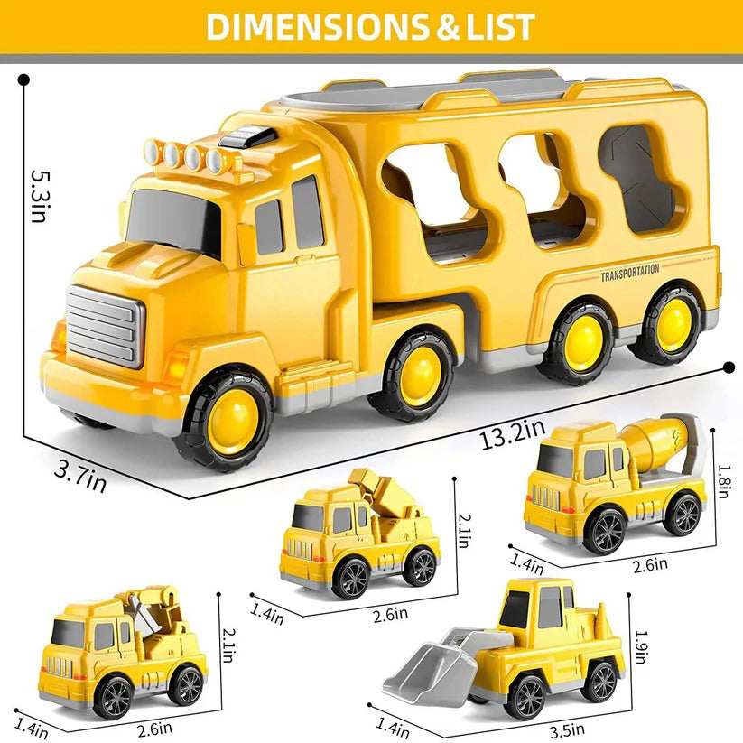 Ventayo – Dynamic Construction Vehicle Play Set with Lights & Sounds | Engaging Carrier for Imaginative Play