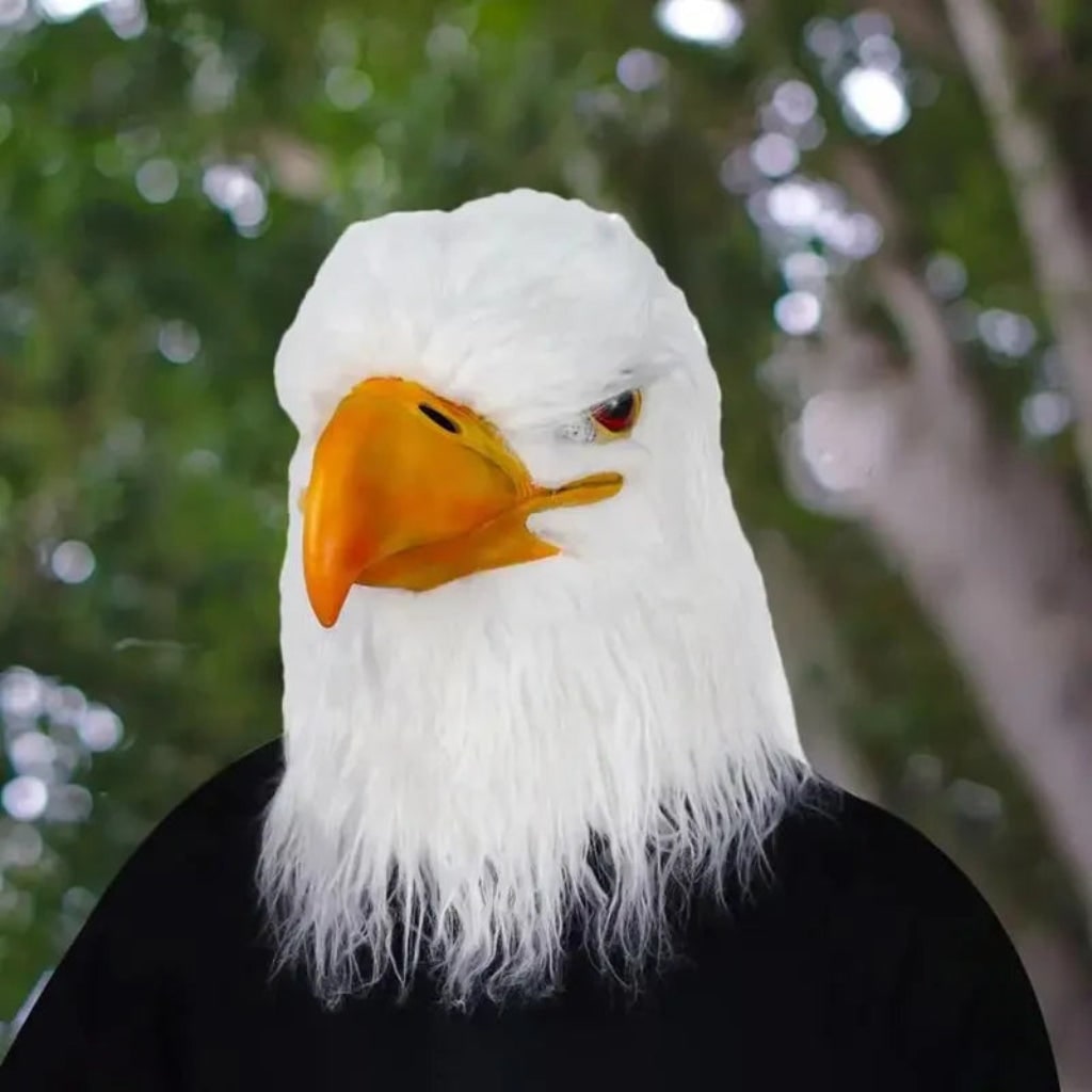 Ventayo – Eagle Head Mask | Realistic Animal Costume Accessory for Halloween Fun