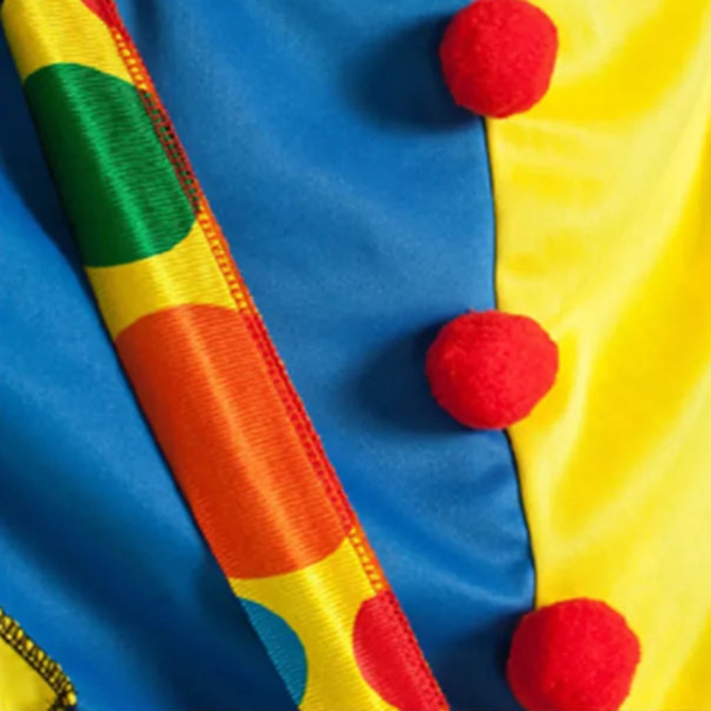 Ventayo – Festive Clown Costume | Colorful Circus Outfit with Easy Movement | Perfect for Halloween and Themed Parties