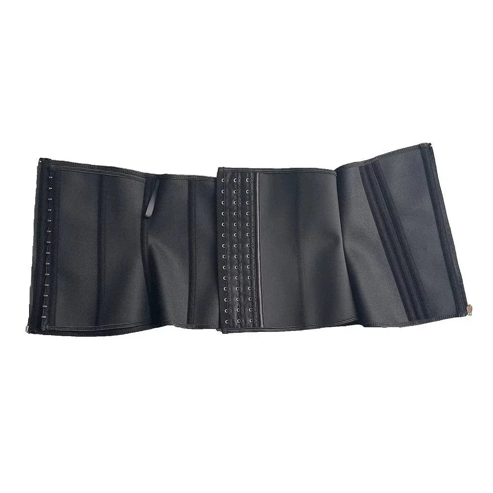 Goddess Glamour: Strapless Fajas Colombianas Adjustable Zipper Waist Trainer Corset - Bone-Enhanced Double Compression Body Shaper