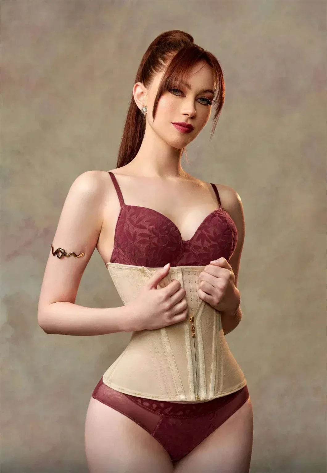 Goddess Glamour: Strapless Fajas Colombianas Adjustable Zipper Waist Trainer Corset - Bone-Enhanced Double Compression Body Shaper