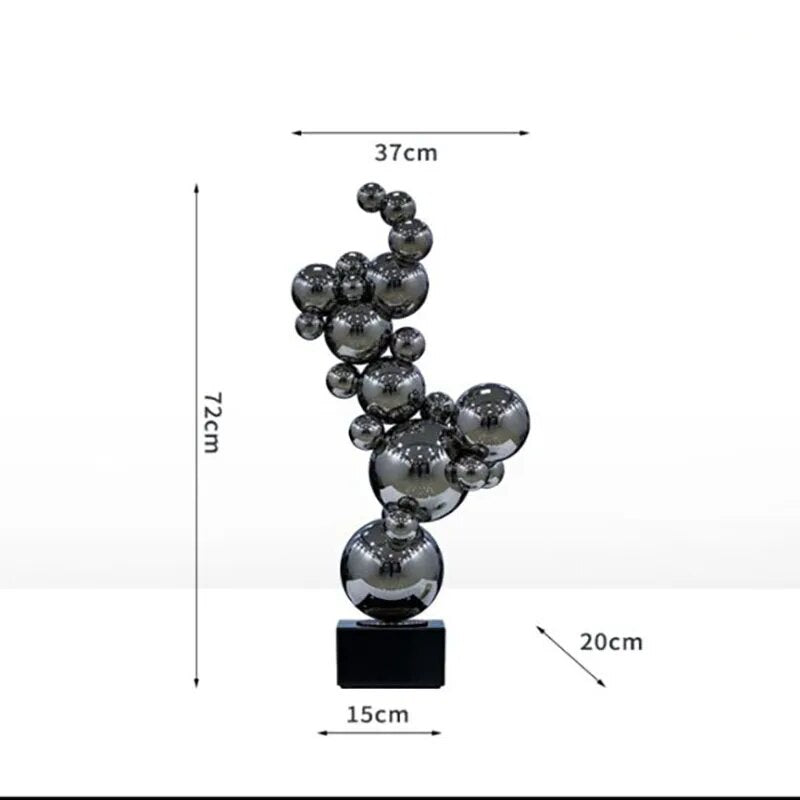 Statue d'art abstrait