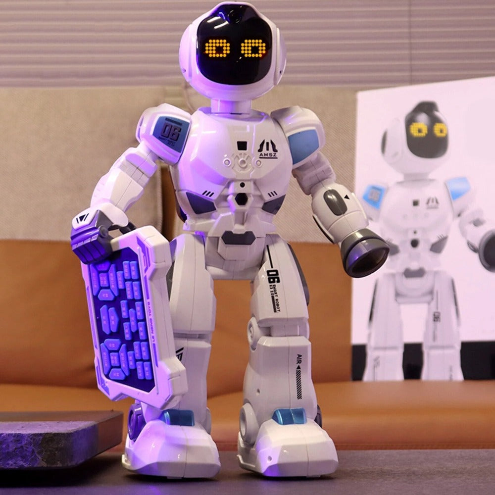 New Smart Robot Toy With LED Light - Programming Singing And Dancing Toy