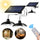 Luz solar exterior con sensor de movimiento y control remoto
