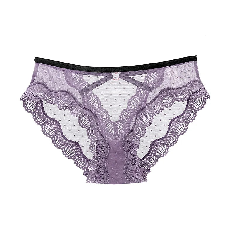 Low Waist Panties Sexy Transparent Underwear Ladies Briefs Lingere