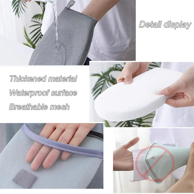 Mini Heat-Resistant Ironing Board & Anti-Scald Gloves