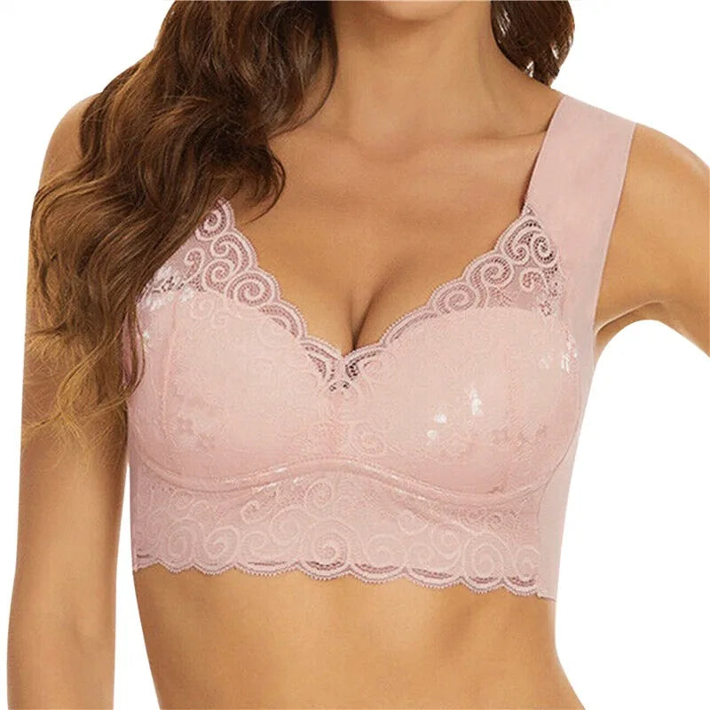 Large Size Underwear Gather Push Up Simple Lingerie
