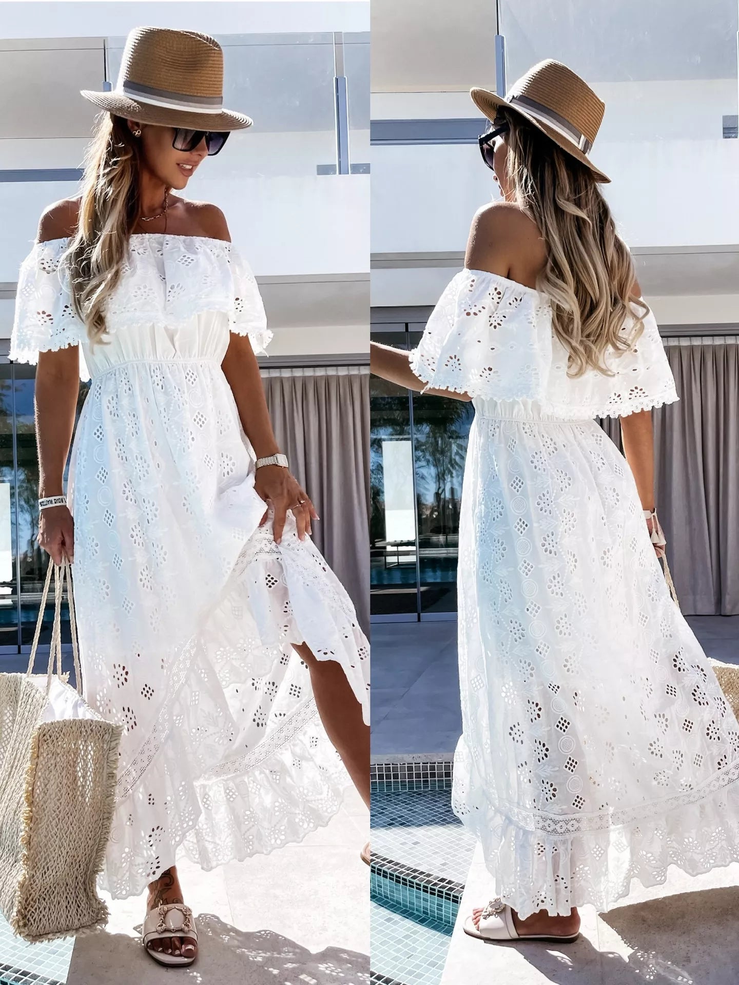 Trendy Casual Beachwear Cover-ups Outfits Hippie Chic Long Maxi Party Elegant Dresses