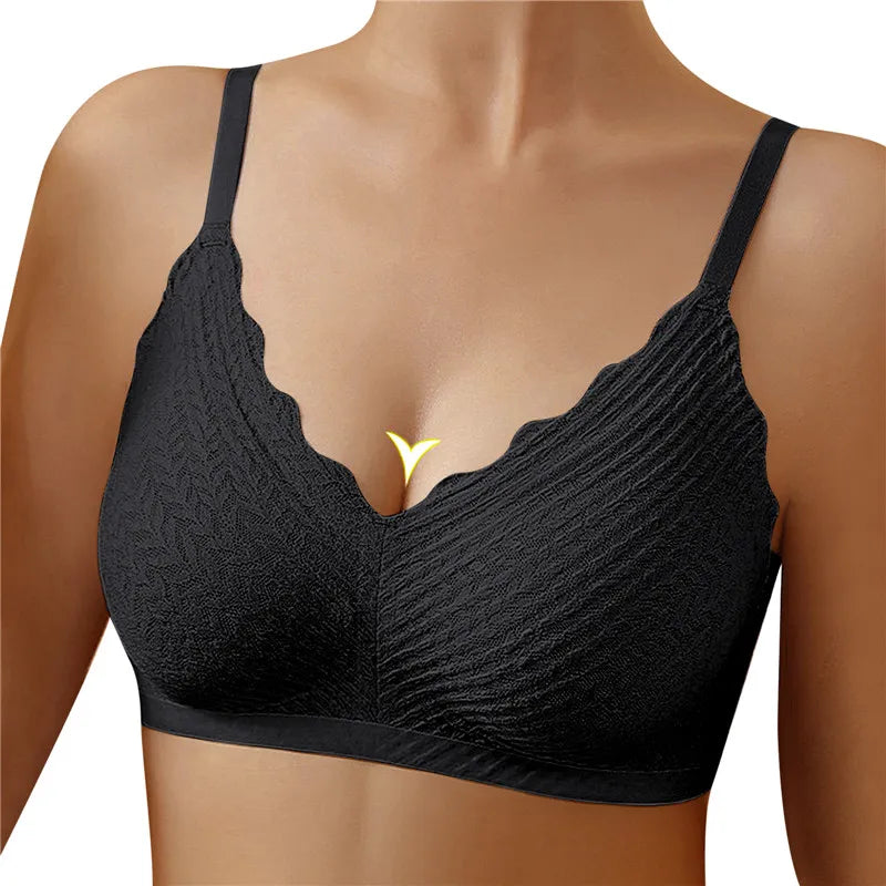 Large Size Underwear Gather Push Up Simple Lingerie