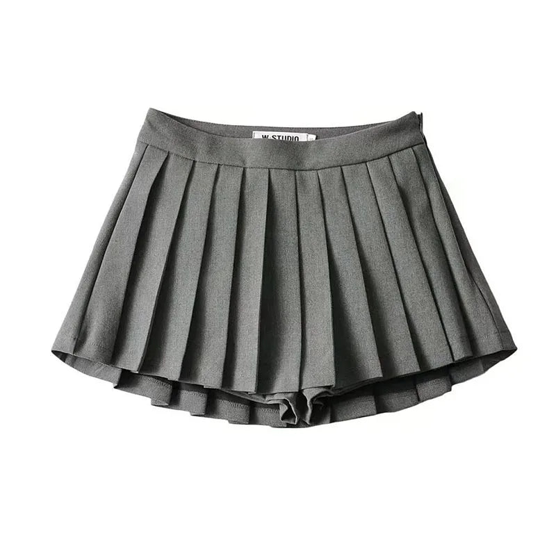 Graceful Harmony Tennis Style Pleated Summer Chic Mini Skirt
