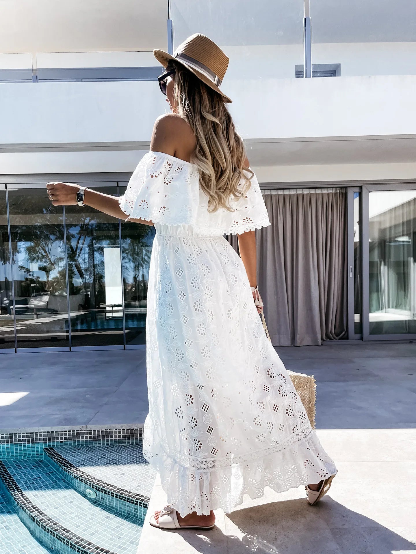 Trendy Casual Beachwear Cover-ups Outfits Hippie Chic Long Maxi Party Elegant Dresses