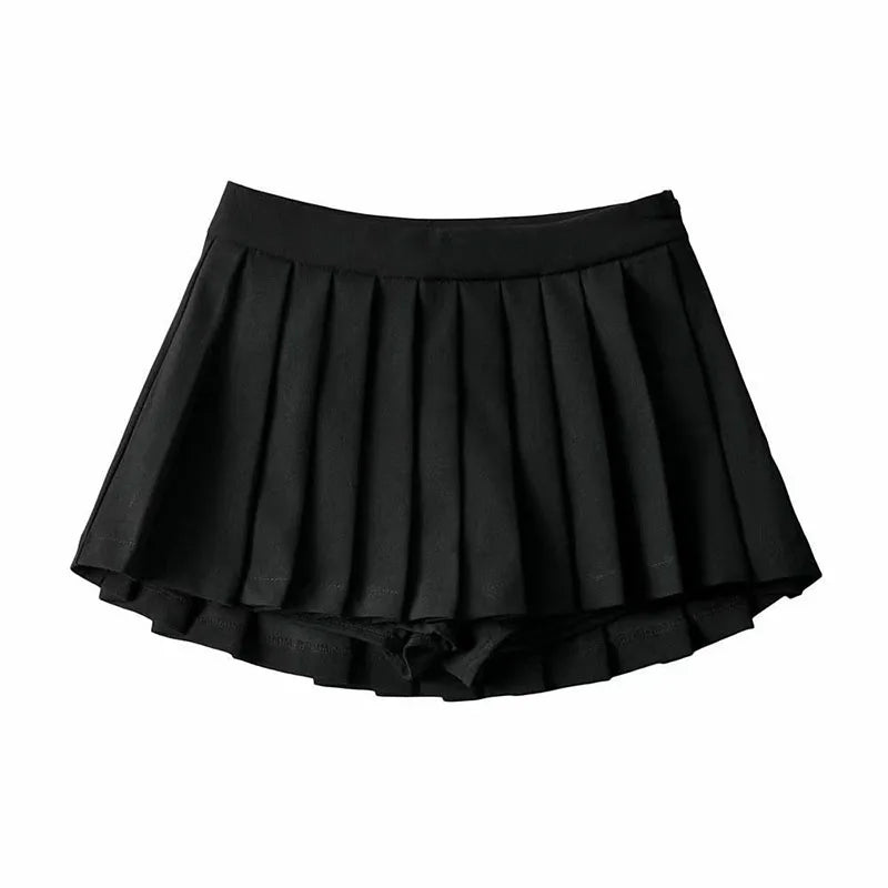 Graceful Harmony Tennis Style Pleated Summer Chic Mini Skirt